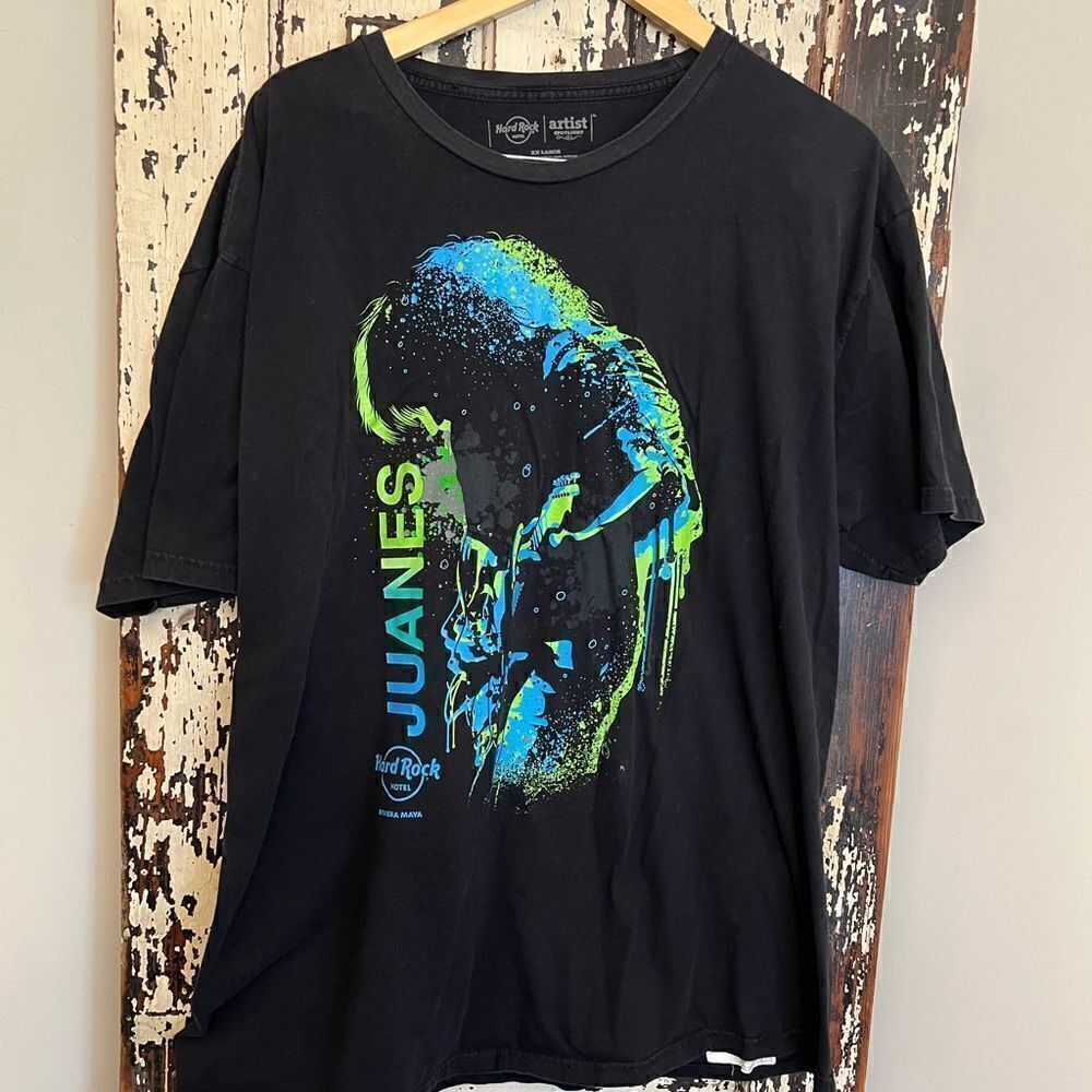 Juanes HardRock  Hotel Artist spotlight mens XXL T-shirt.